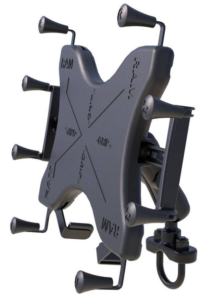RAM Handlebar U-Bolt Mount with Universal RAM® X-Grip® Cradle for 12" Tablets - RAM-B-149Z-UN11U - OC Mounts