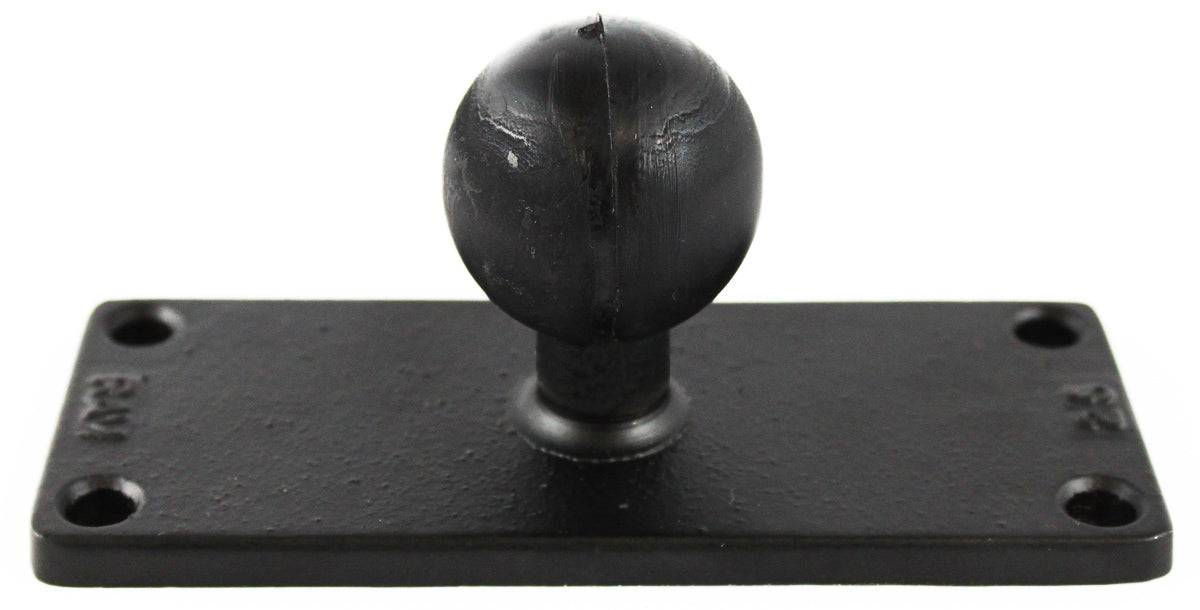RAM C Size 1.5" Ball on Rectangular Plate with 1.5" x 4.5" 4-Hole Pattern - RAM-202U-25 - OC Mounts