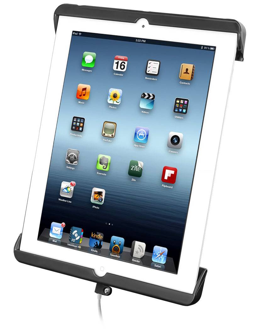 RAM Tab-Dock™ Model Specific Sync Cradle for the 4th Generation Apple iPad with Lightning Connector WITHOUT CASE - RAM-HOL-TABD14U - OC Mounts