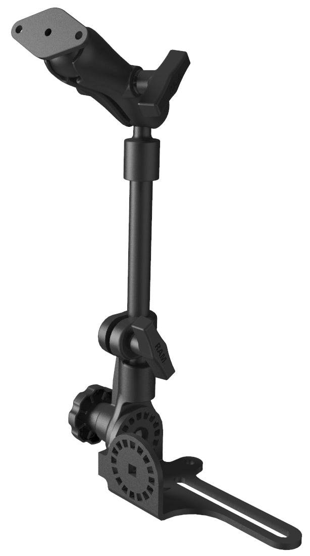 RAM Universal No-Drill™ RAM POD HD™ Vehicle Mount with Double Socket Arm & Diamond Base (AMPs 2-Hole Pattern) - RAM-316-HD-238U - OC Mounts