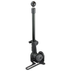 RAM No-Drill™ RAM POD HD™ Vehicle Base with 12" Aluminum Rod and C Size 1.5" Ball - RAM-316-HD-NABU
