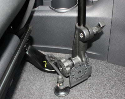 RAM Universal No-Drill™ RAM POD HD™ Vehicle Mount with Double Socket Arm - RAM-316-HD-NBU - OC Mounts