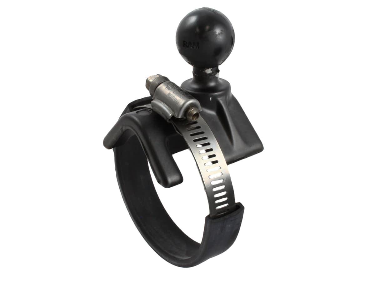 RAM V-Base Rail Yoke Clamp Mount for Beechcraft and Bonanza Airplanes - RAM-B-108B-STRAP40U - OC Mounts