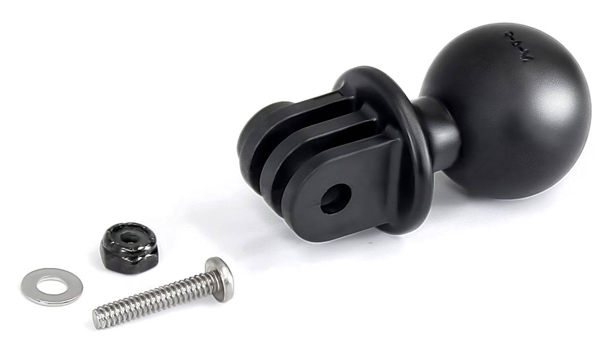 RAM Handlebar U-Bolt Mount with Universal Action Camera Adapter - RAM-B-149Z-GOP1U - OC Mounts