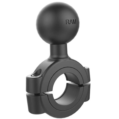 RAM® Torque™ 1 1/8" - 1 1/2" Diameter Handlebar/Rail Base with C Size 1.5" Ball - RAM-408-112-15U - OC Mounts