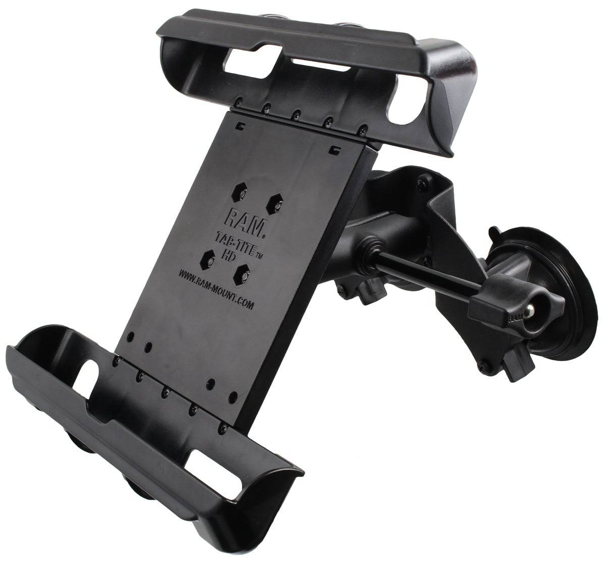 Assembled RAM Dual Suction Cup Mount With Retention Knob, And Large Tab ...