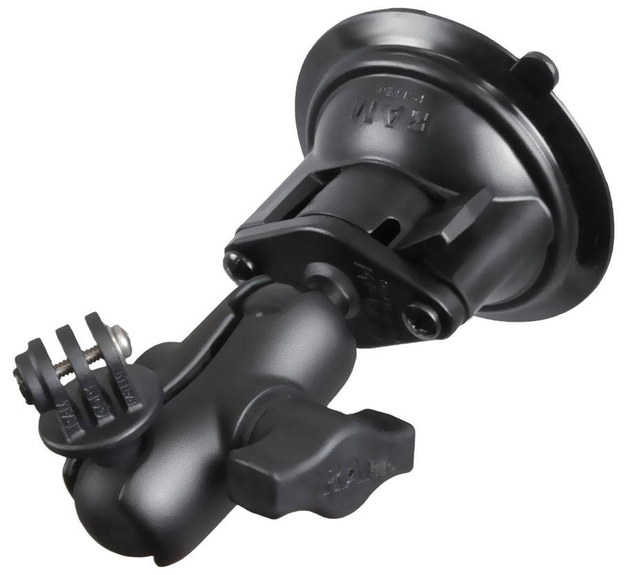 RAM® Twist-Lock™ Suction Cup Double B Size Ball Mount