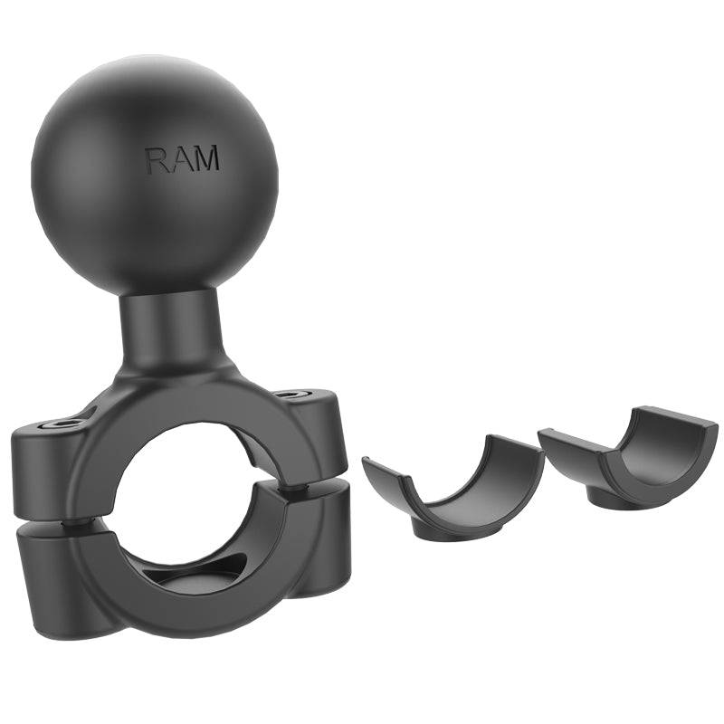 RAM® Torque™ 3/4" - 1" Diameter Handlebar/Rail Base with C Size 1.5" Ball - RAM-408-75-1U - OC Mounts