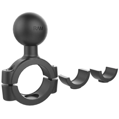 RAM® Torque™ 1 1/8" - 1 1/2" Diameter Handlebar/Rail Base with C Size 1.5" Ball - RAM-408-112-15U - OC Mounts