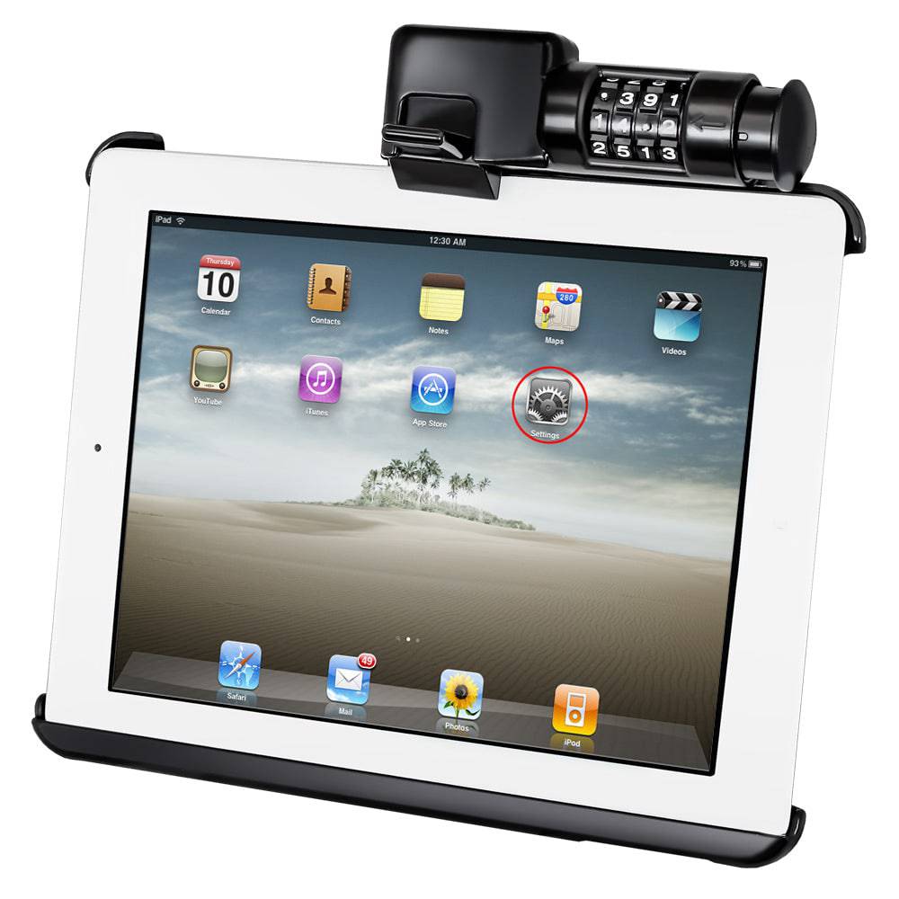 RAM LATCH-N-LOCK™ Model Specific Locking Cradle - RAM-HOL-AP8LU - OC Mounts