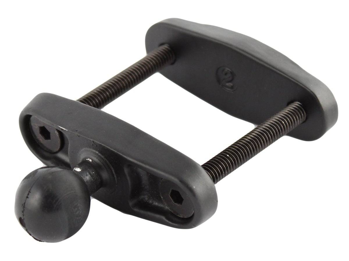 RAM 2" Max Width Clamp Base with 1" Ball - RAM-B-247U-2 - OC Mounts