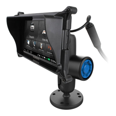 RAM 1" Ball Locking Mount, RAM® Pin-Lock™ Security Knob/Key Knob & Locking Case for the Garmin fleet 660/670 - RAM-B-138-GA66LU - OC Mounts