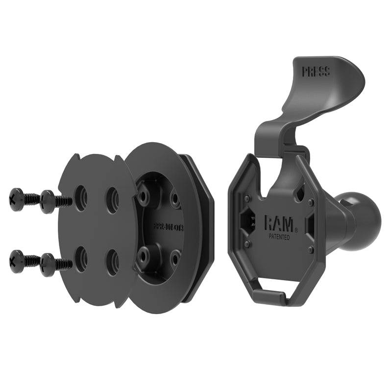RAM Quick Release Adapter with B Size 1" Ball for OtterBox uniVERSE Case for iPads - RAM-B-238-OT3U - OC Mounts