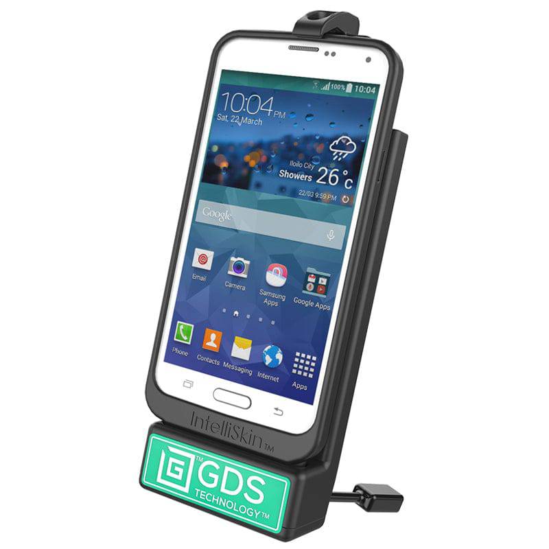 RAM Flat Surface Mount with Universal GDS® Phone Charging Dock for IntelliSkin® - RAM-B-138-GDS-DOCK-V1U - OC Mounts