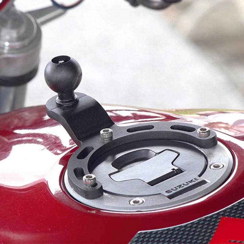 RAM® Small Gas Tank Base with 1" Ball for Motorcycles - RAM-B-410U - OC Mounts