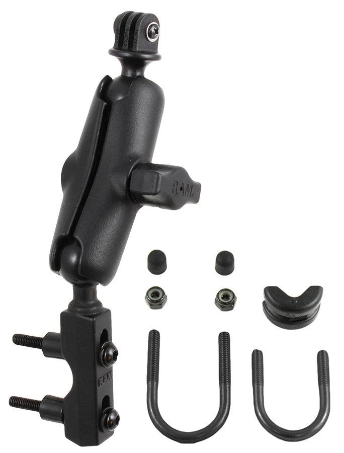 RAM Brake/Clutch Reservoir Mount with Universal Action Camera Adapter - RAM-B-174-GOP1U - OC Mounts