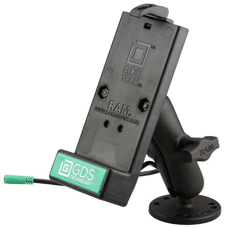 RAM Flat Surface Mount with Universal GDS® Phone Charging Dock for IntelliSkin® - RAM-B-138-GDS-DOCK-V1U - OC Mounts
