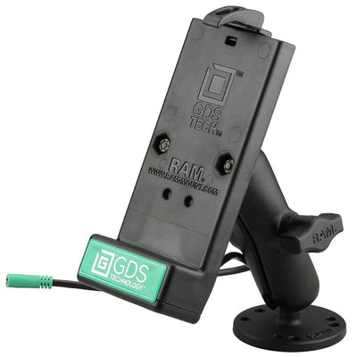 RAM Flat Surface Mount with Universal GDS® Phone Charging Dock for IntelliSkin® - RAM-B-138-GDS-DOCK-V1U - OC Mounts