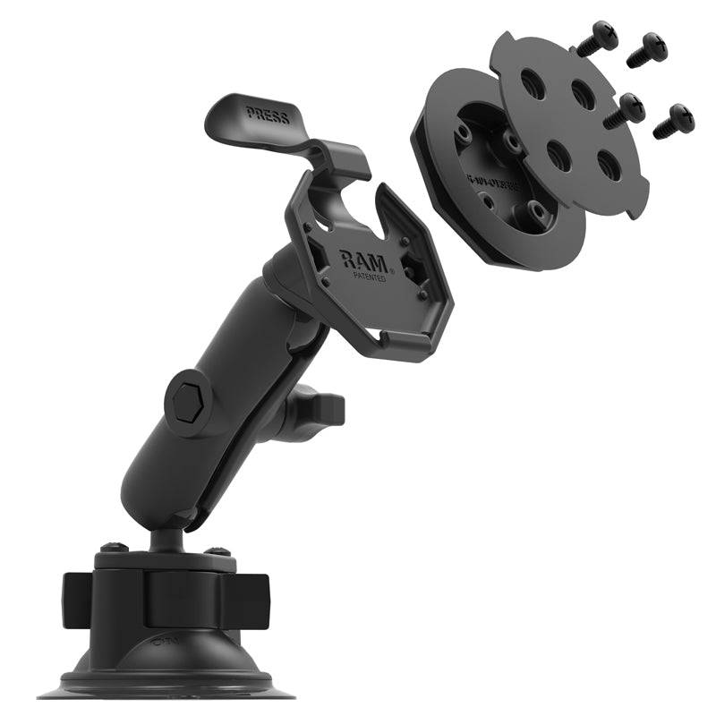RAM® Twist-Lock™ Suction Cup Mount with Quick Release for OtterBox uniVERSE Case for iPads - RAM-B-166-OT3U - OC Mounts