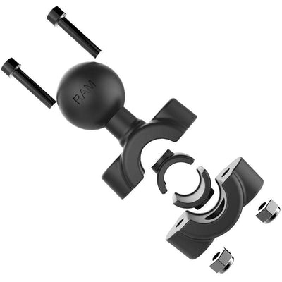 RAM® Torque™ 3/8" - 5/8" Diameter Mini Rail Base with 1" Ball - RAM-B-408-37-62U - OC Mounts