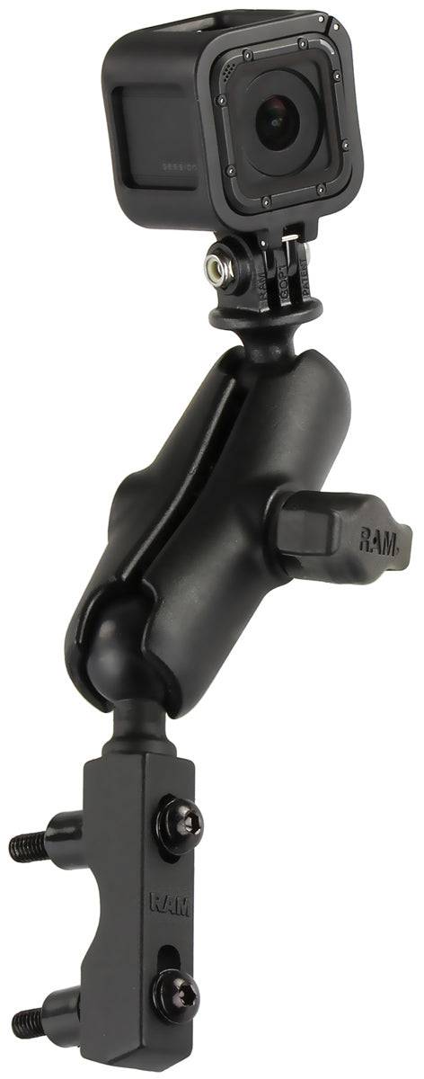RAM Brake/Clutch Reservoir Mount with Universal Action Camera Adapter - RAM-B-174-GOP1U - OC Mounts