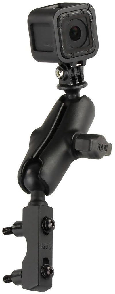 RAM Brake/Clutch Reservoir Mount with Universal Action Camera Adapter - RAM-B-174-GOP1U - OC Mounts