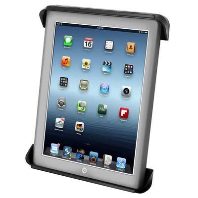 RAM POD Vehicle Mount with Tab-Tite™ Universal Spring Loaded Cradle for the Apple iPad 1-4 WITH OR WITHOUT LIGHT DUTY CASE - RAM-B-316-1-TAB3 - OC Mounts