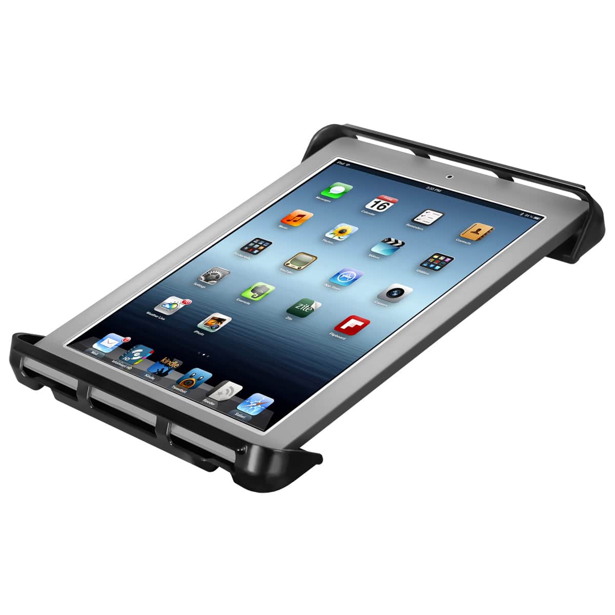 RAM POD Vehicle Mount with Tab-Tite™ Universal Spring Loaded Cradle for the Apple iPad 1-4 WITH OR WITHOUT LIGHT DUTY CASE - RAM-B-316-1-TAB3 - OC Mounts