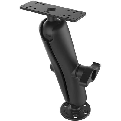 RAM® Universal D Size Ball Mount with Long Arm for 9"-12" Fishfinders and Chartplotters - RAM-D-115-E - OC Mounts