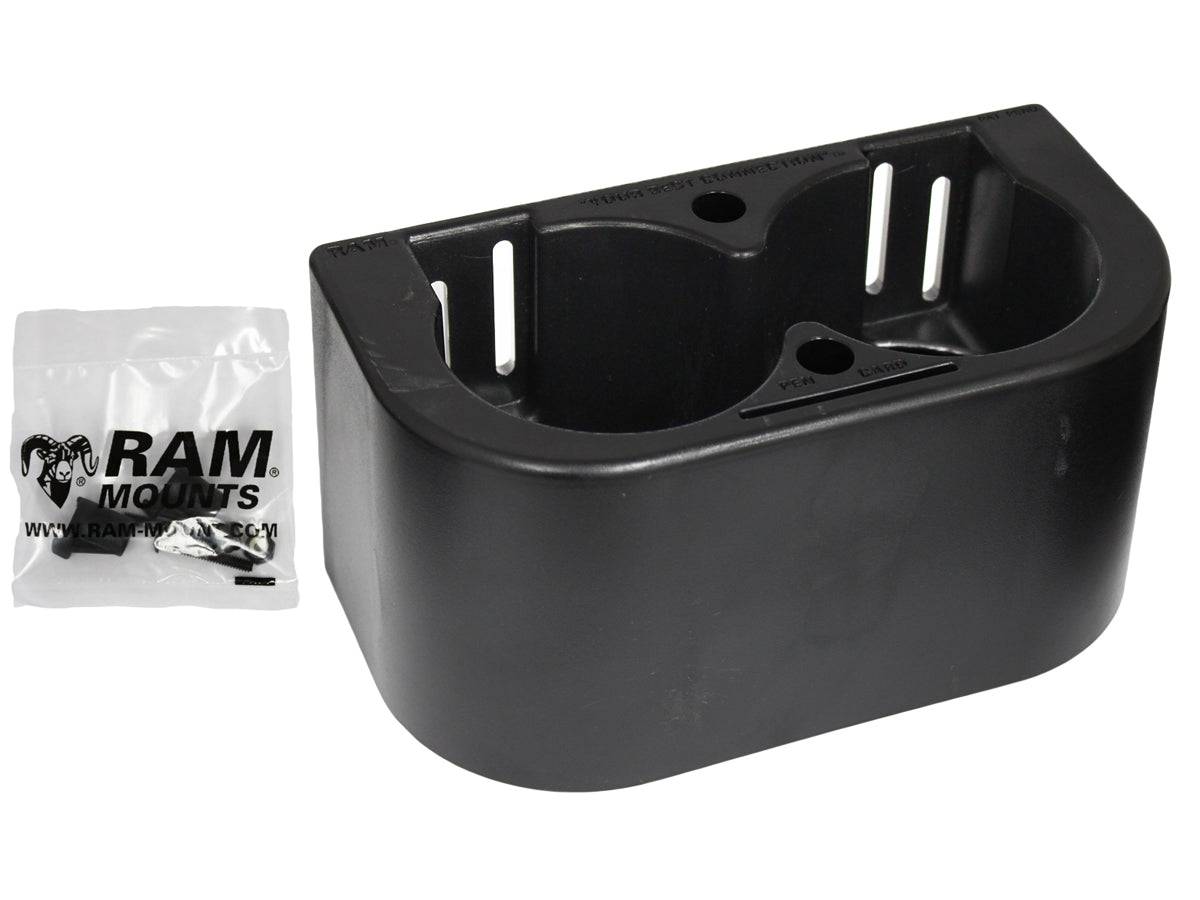 RAM Tough-Box™ Console Box End Dual Drink Cup - RAM-FP-CUP2 - OC Mounts