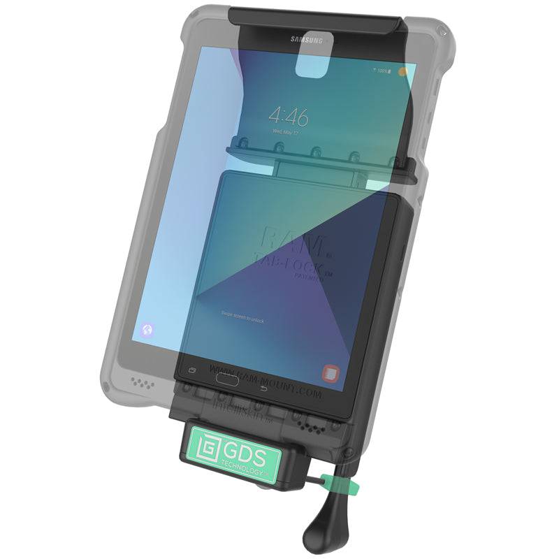 GDS® Locking Vehicle Dock for the Samsung Galaxy Tab S3 9.7 - RAM-GDS-DOCKL-V2-SAM27U - OC Mounts