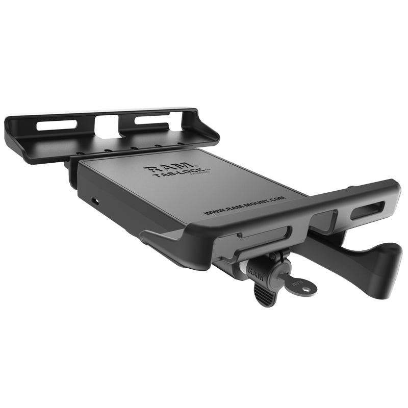 RAM Tab-Lock™ Locking Cradle for 10" Tablets including the Samsung Galaxy Tab 4 10.1 and Tab S 10.5 with OtterBox Defender Case - RAM-HOL-TABL25U - OC Mounts