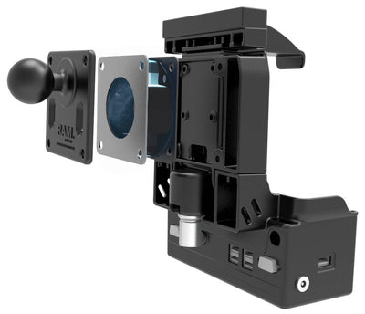 RAM Shock Buster™ Adapter with 75mm VESA Hole Pattern - RAM-SHOCK-75U - OC Mounts