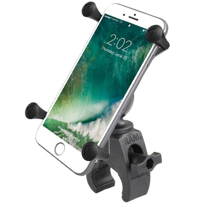 RAM Tough-Claw™ Mount with Universal RAM® X-Grip® Large Phone Cradle - RAM-HOL-UN10-400U - OC Mounts