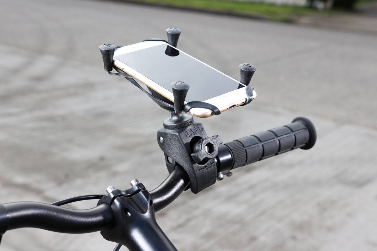 RAM Tough-Claw™ Mount with Universal RAM® X-Grip® Large Phone Cradle - RAM-HOL-UN10-400U - OC Mounts