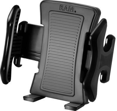 RAM Medium Size Universal Spring Loaded Cradle for Cell Phones, iPhones & iPods - RAM-HOL-UN5U - OC Mounts