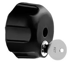 RAM® Key Lock Knob with Steel Insert for B Size Socket Arms - RAM-KNOB3LSU - OC Mounts