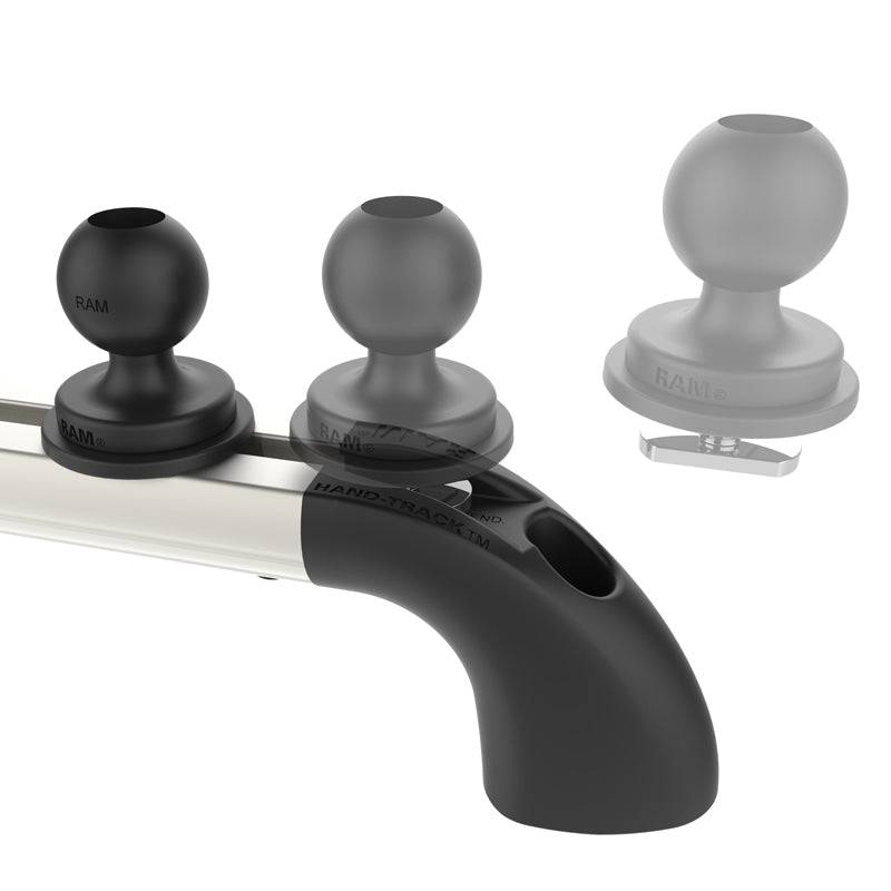 4" RAM® Hand-Track™ Overall Length: 10" - RAM-TRACK-H4U - OC Mounts