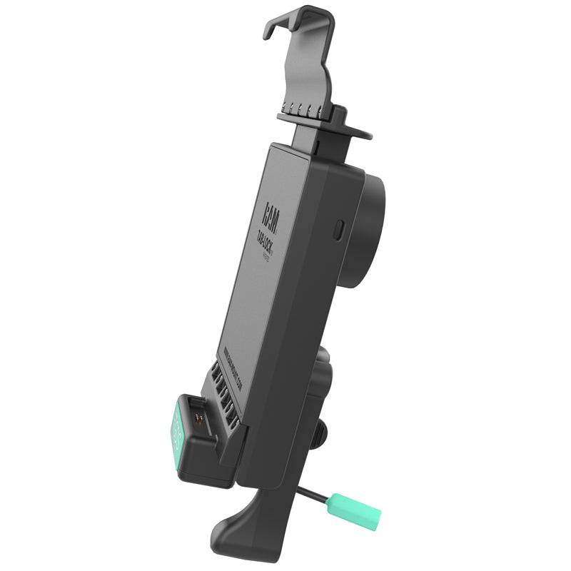 GDS® Locking Vehicle Dock with Audio Jumper Cable for the Samsung Galaxy Tab E 8.0 - RAM-GDS-DOCKL-V2-SAM21-AUD1U - OC Mounts