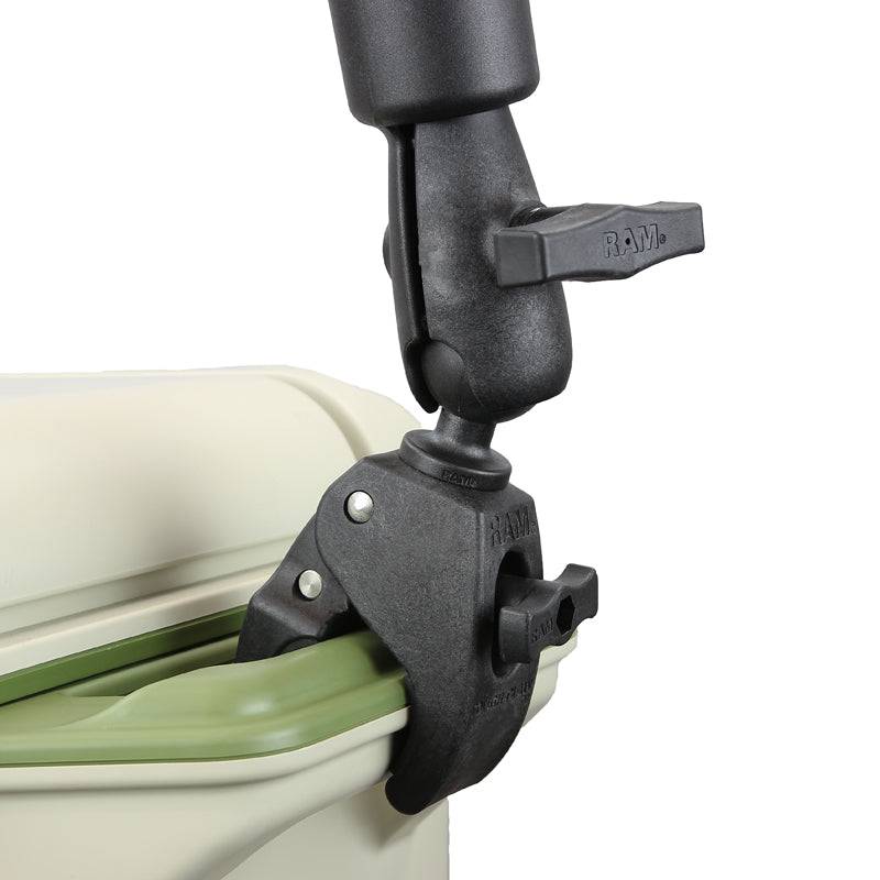 RAM-TUBE™ 2008 Fishing Rod/Umbrella Holder with Medium Tough-Claw™ - RAP-119-404 - OC Mounts