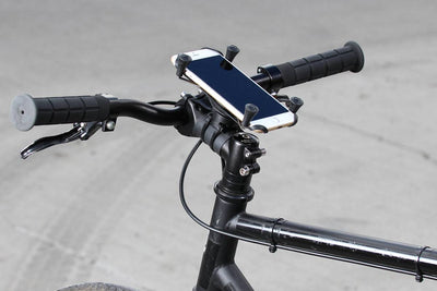 RAM EZ-ON/OFF™ Bicycle Mount with Universal RAM® X-Grip® Large Phone Cradle - RAP-274-1-UN10 - OC Mounts