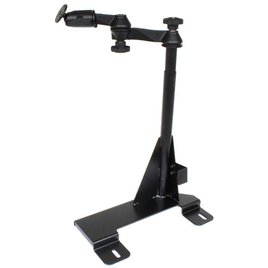No-Drill™ Vehicle Laptop Mount for the Ford E-Series Van. Swing Arm Connects to a 2.5" Diameter Ball Base - RAM-VB-119-INC1