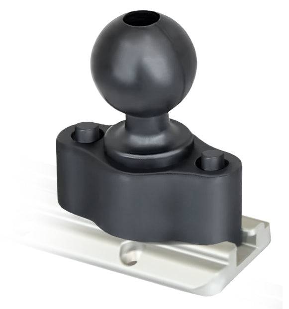 RAM C Size 1.5" Track Ball™ Quick Release Track Base (Track Dimensional Range: .250" - .562") - RAP-383U - OC Mounts