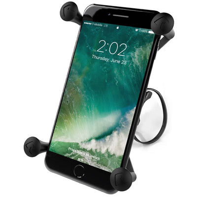 RAM EZ-ON/OFF™ Bicycle Mount with Universal RAM® X-Grip® Large Phone Cradle - RAP-274-1-UN10 - OC Mounts