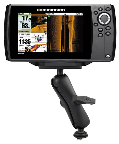 RAM 1.5" Ball Mount with Track Ball™ Base & 2" x 4" Plate for the Humminbird Helix 7 ONLY - RAM-202-24-354-TRA1U - OC Mounts