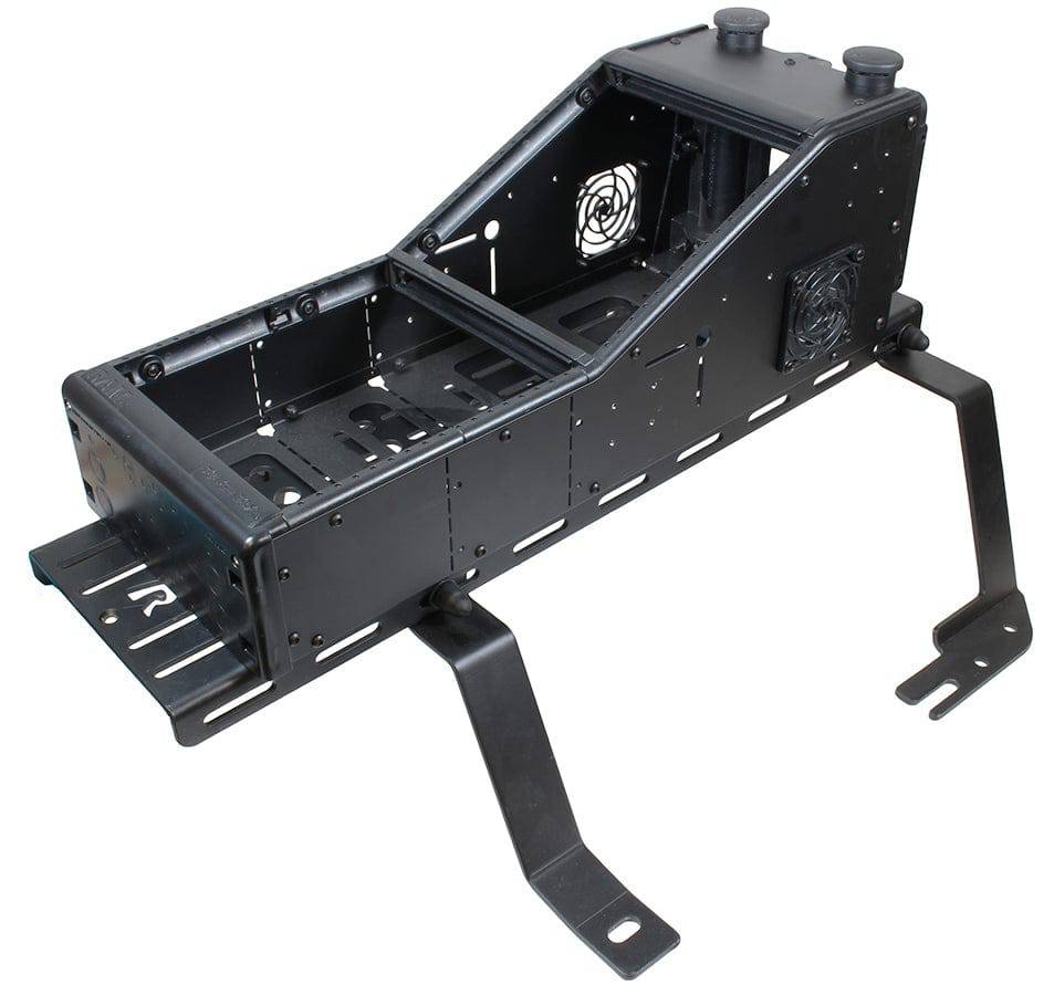 RAM Tough-Box™ Angled Console for the 2010-2012 Chevrolet Tahoe PPV - RAM-VCA-116 - OC Mounts
