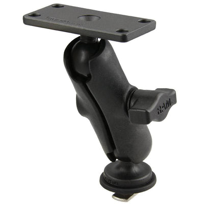 RAM 1" Ball Mount with Track Ball™ Base & 1.5" x 3" Plate for the Humminbird Helix 5 ONLY - RAP-B-202-153-354-TRA1U - OC Mounts