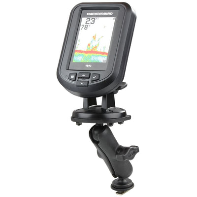 RAM Track Ball™ Mount with Marine Electronic Plate for the Eagle Cuda, FishEasy, Humminbird Piranha & Lowrance X-4 - RAP-B-107-1B-354-TRA1U - OC Mounts