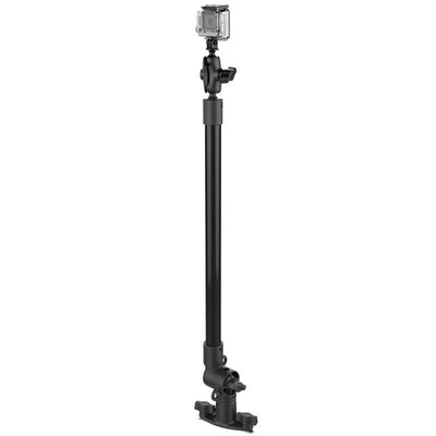 Tough-Pole™ Action Camera Mount with Single Pipe and Adjustable Track Base - RAP-422-18-A-GOP1 - OC Mounts