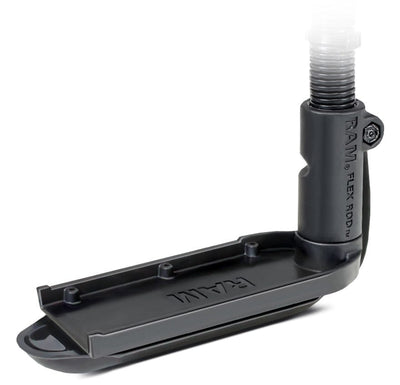 RAM Transducer Arm Mount, 18" Rigid Aluminum Rod and Quick Release Track Ball Base for Lowrance StructureScan LSS-2/LSS-1 - RAM-B-316-18-TRA3-383 - OC Mounts